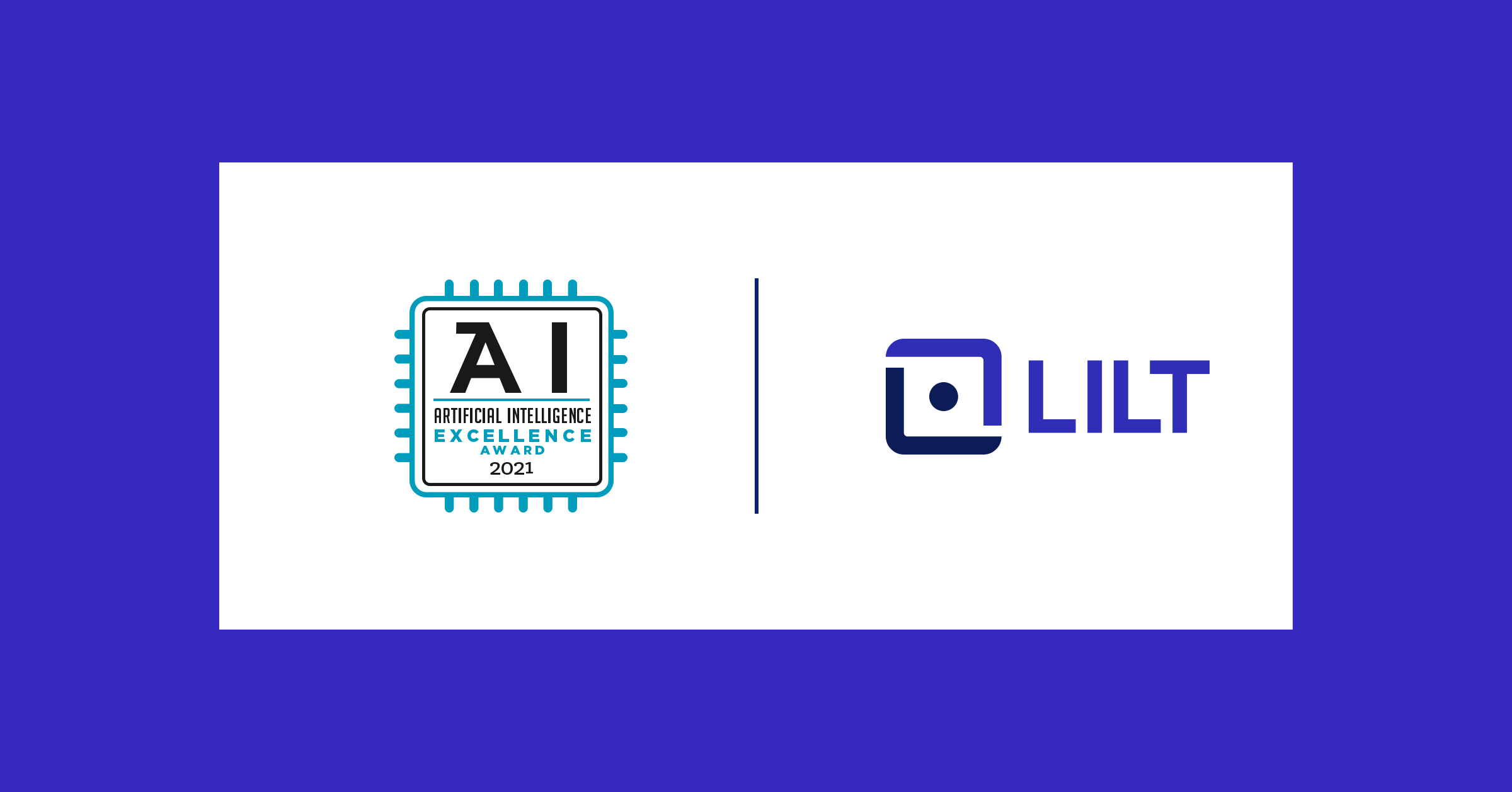 Lilt wins Artificial Intelligence Excellence Award